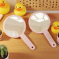 Zonyin Double Sided Round Makeup Mirror Portable Mini Handheld Cosmetic Mirror with Cute Handle Compact Vanity Mirror for Travel