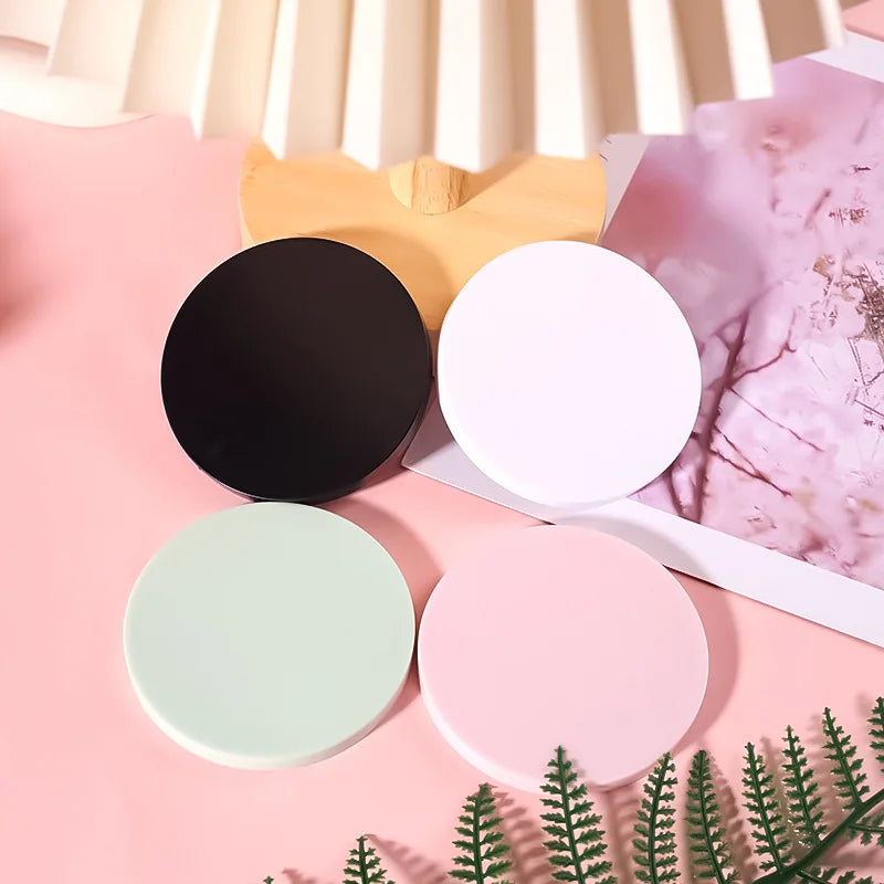 Zonyin Custom Logo Small Round Cosmetic Pocket Mirror Wholesale Mini Makeup Mirror with Promotional Gift Personalized Features