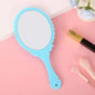 Zonyin Gold Vintage Handheld Makeup Mirror Goldplated Plastic Hand Personalized Portable Cosmetic Vanity Mirror for Wedding