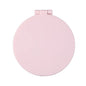 Zonyin Double-Sided Pink Small Round ABS+Glass Cosmetic Mirror Cute Compact Mini Pocket Travel Mirror With Customized Logo