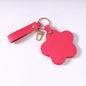 Zonyin NEW ARRIVAL Cute Yellow Star Small Makeup Mirror Customized Logo Pu Leather Pocket Cosmetic Keychain Mirror for Kids