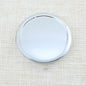 Zonyin Wholesale Double-sided Metal Makeup Mirror Round Folding 2X Magnifying Pocket Mirror with Customized for Wedding Gift
