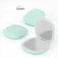 Zonyin Portable Rechargeable 10X Magnification Compact Makeup Mirror LED Lights Handheld Cosmetic Mirror for Travel