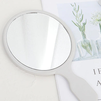Zonyin High Quality Plastic Hand Held Cosmetic Mirror for Girls Cute Kids Handheld Travel Mirror Custom Makeup Mirror with Logo