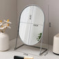 Zonyin Desktop Oval Rotating 360 Makeup Mirror Ins Style Dressing Table Mirror High Aesthetic Bedroom Vanity Mirror