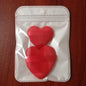 Zonyin Best Selling Super Soft Velvet Makeup Sponge Puff Small Large Heart Shape Velour Powder Puff for Women