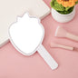 Zonyin New Arrival Strawberry Shape Customized Portable Mini Handheld Plastic Cosmetic Makeup Mirror for Children Girls