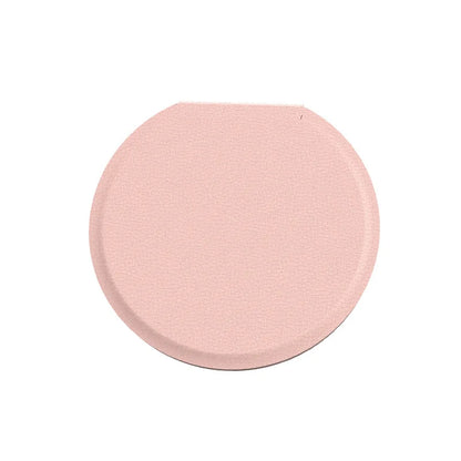Zonyin Custom Logo Foldable Travel Makeup Mirror Fashion PU Leather and Stainless Steel Compact Small Pocket Mirror for Girl
