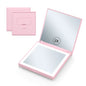 Zonyin Portable LED Magnifying Travel Cosmetic Mirror New Square Rechargeable Folding Compact Makeup Light Personalized Features