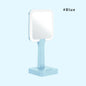 Zonyin High Quality ABS Plastic LED Light Handheld Rechargeable Pocket Makeup Mirror Square PorTable Hand Held Cosmetic Mirror