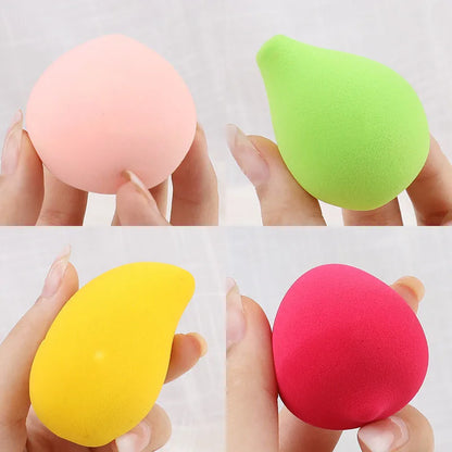 Zonyin Super Soft Latex Free Green Avocado Makeup Blender Sponge 3 Packs Makeup Sponge Set With Box