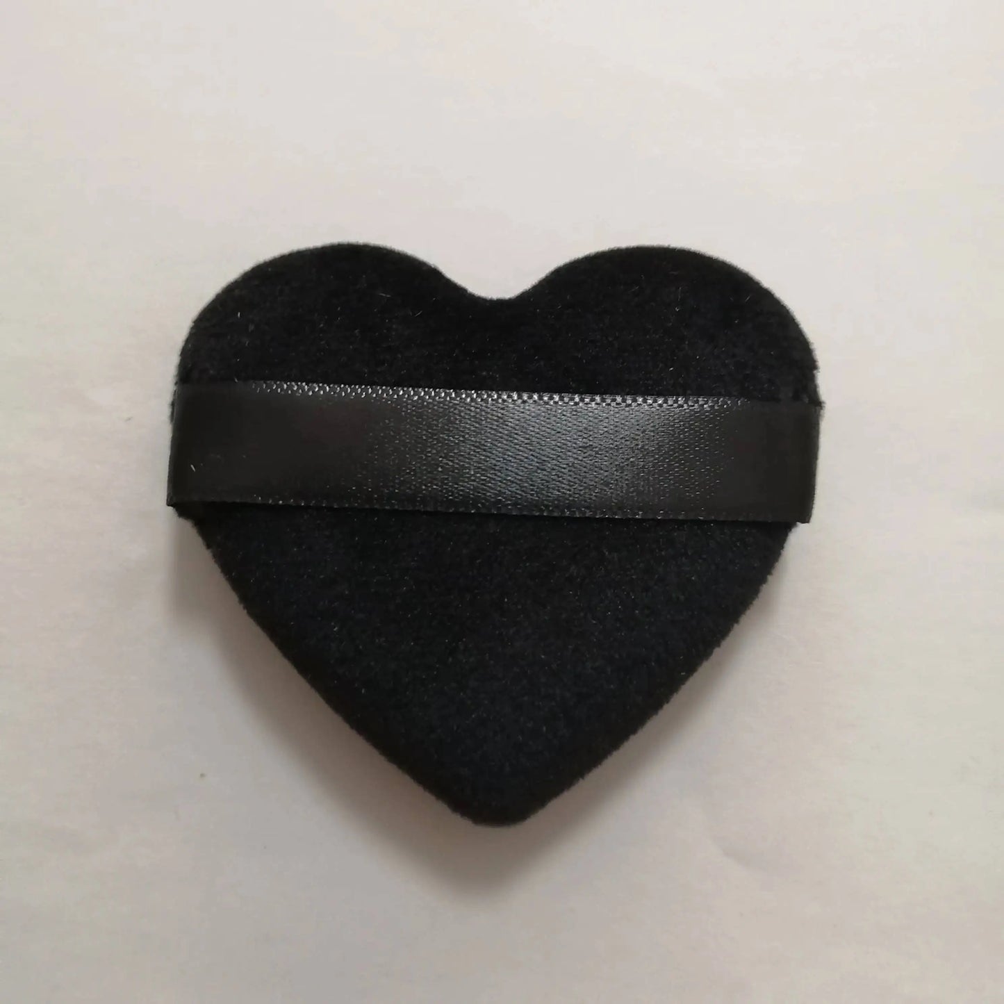 Zonyin Small Soft Velour Heart Powder Puff Custom Logo
