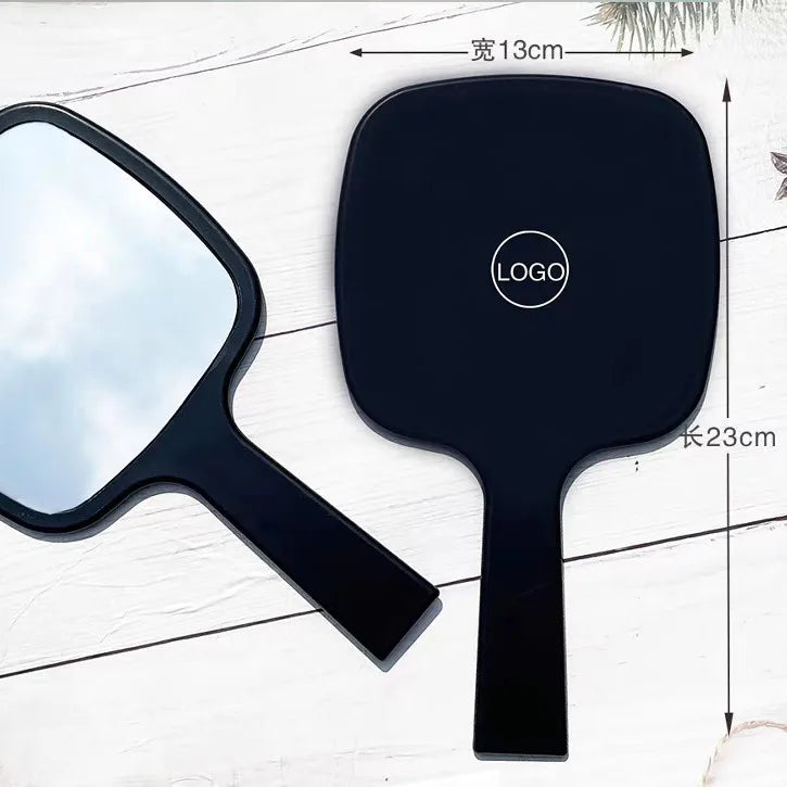 Zonyin Luxury Double-Sided Square Travel Cosmetic Mirror Handheld Pocket Mirror Personalized Makeup Mirror with Custom logo
