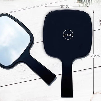 Zonyin Luxury Double-Sided Square Travel Cosmetic Mirror Handheld Pocket Mirror Personalized Makeup Mirror with Custom logo