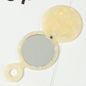 Zonyin Custom Logo Round Travel Cosmetic Mirror New Design Leopard Print Acetate Flip Pocket Handheld Makeup Mirror for Grills