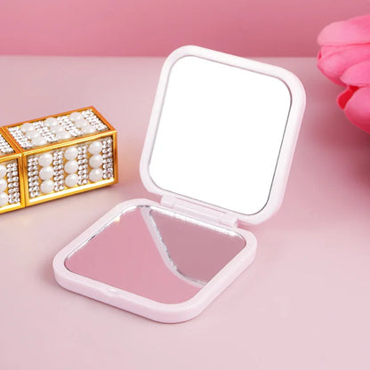 Zonyin High Quality Promotional Gift Dual-sided Cosmetic Mirror 2X Small Plastic Pocket Mirror Makeup Mirror With Customized