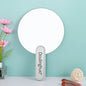 Zonyin Custom Logo Handheld Makeup Mirror Portable Large Plastic Frameless Travel Cosmetic Mirror Personalized Wholesale