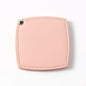 Zonyin Customized Logo Portable Square-Shape Vanity Makeup Mirror Travel Folding Pu Leather Pocket Compact Mirror for Girls Gift
