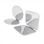 OEM ODM Custom Travel Makeup Mirror Square Mini Stainless Steel Personalized Customized Logo Mirrors
