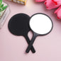 Zonyin Recyclable Plastic Round Makeup Mirror Single Sided Portable Small Handheld Mirror Customized logo Travel Mirror
