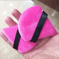 Zonyin Wholesale Super Soft Velour Triangle Powder Puff Custom Logo Label Makeup Puffs Velvet Face Cosmetic Puff for Women