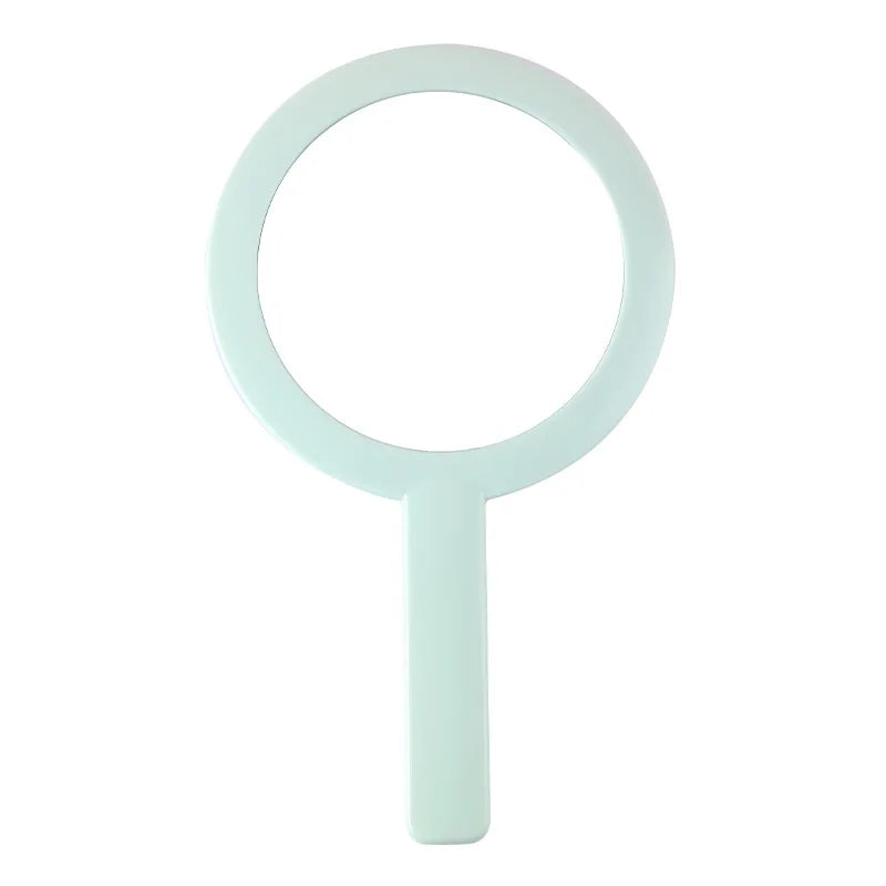Zonyin Plastic Round Customized Logo Small Portable Makeup Mirror New Design Round Handheld Travel Mirror with Personalization