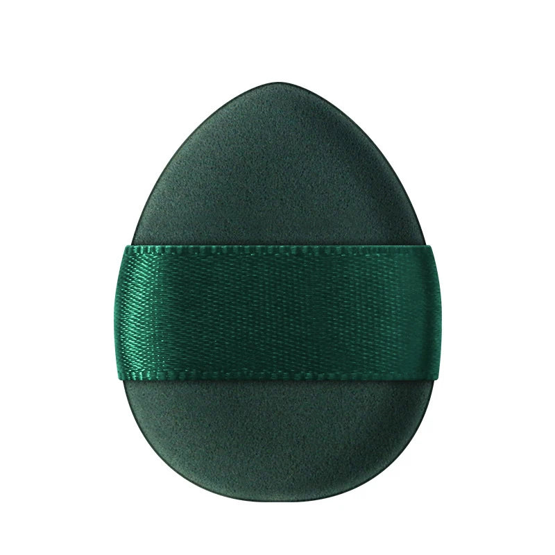 Zonyin New Cute Brown Green Purple Pink Yellow Finger Puff Small Foundation Puff for Make up