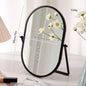 Zonyin Desktop Oval Rotating 360 Makeup Mirror Ins Style Dressing Table Mirror High Aesthetic Bedroom Vanity Mirror