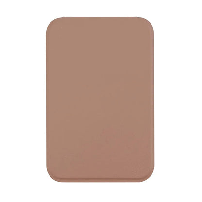 Zonyin High Quality Large Pu Leather Makeup Standing Mirror Big Portable Folding Desktop Cosmetic Mirror with Customized Logo