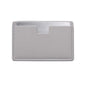 Zonyin Wholesale Rectangle Pull-out Design Travel Makeup Stainless Steel Mirror Custom Your Brand Logo With Pu Leather Case