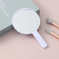 Zonyin Hot Sale Portable Square Round Makeup Mirror Small Handheld Cosmetic Hand Mirror for Girls Woman With Custom Logo