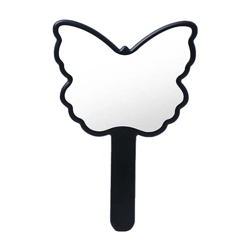 Zonyin Custom Logo Hand Mirror Cute Butterfly Shape Portable Cosmetic Mini Pocket Travel Mirror Personalized Feature