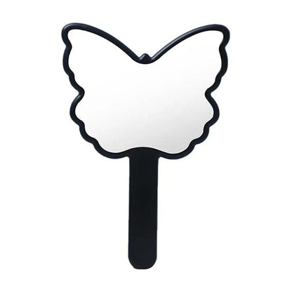 Zonyin Custom Logo Hand Mirror Cute Butterfly Shape Portable Cosmetic Mini Pocket Travel Mirror Personalized Feature