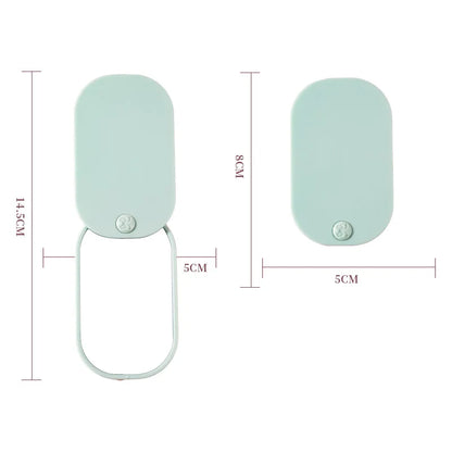 Zonyin Hot Selling Customizable Logo Mini Square Pocket Cosmetic Mirror Portable Flip Travel with Recyclable Material