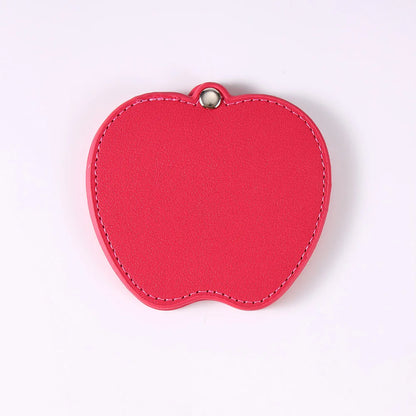 Zonyin Wholesale Gold Silver Apple Designed Travel Makeup Mirror Custom Logo Portable Small Pocket Mirrors for Christmas Gifts