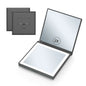 Zonyin Portable LED Magnifying Travel Cosmetic Mirror New Square Rechargeable Folding Compact Makeup Light Personalized Features