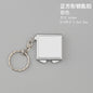 Zonyin Metal Keychain Mirror Creative Double Sided Folding Pocket Mirror Mini Gift Cosmetic Mirror with Ring for DIY Crafts