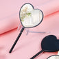 Zonyin Cheap Promotion Gift Cute Mini Heart Hand Cosmetic Mirror Custom Logo Small Love Handheld Makeup Mirror for Women Girls