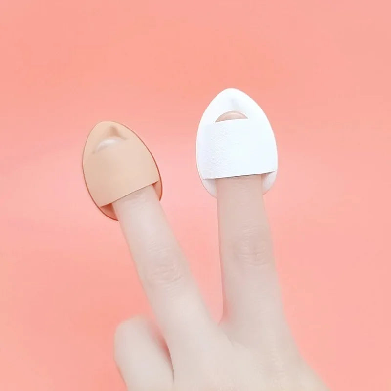 Zonyin Custom Logo Mini Teardrop Shape Air Cushion Concealer Cosmetic Puff Latex Free Small Powder Foundation Sponge for Makeup