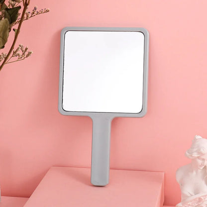 Zonyin Custom logo Square Small Hand Held Cosmetic Mirror Hot Selling Portable Handheld Makeup Mirror for Travel with OEM/ODM