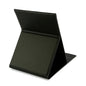Zonyin High Quality White Rectangle PU Leather Folding Mirror LOW MOQ Custom Logo Portable Makeup Vanity Mirror for Travel