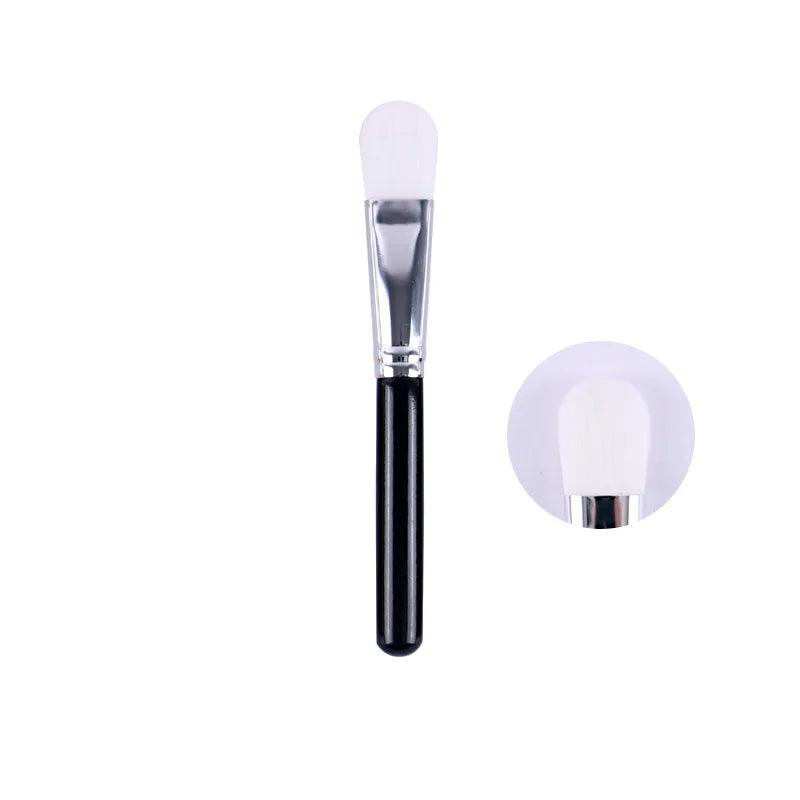Zonyin Custom Private Label Facial Mask Brush Applicator Professional Makeup Vegan Wooden Face Mask Brush Soft Hair Wholesale