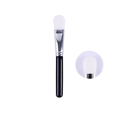 Zonyin Custom Private Label Facial Mask Brush Applicator Professional Makeup Vegan Wooden Face Mask Brush Soft Hair Wholesale