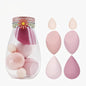 High Resilience 6Pcs Teardrop Mini Beauty Makeup Tools Blender Puff Foundation Blending Makeup Sponge Set With Bottle Box