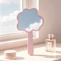 Zonyin Personalized Cloud-Shaped Handheld Makeup Mirror Portable  Custom Logo Cute Mini Travel Eco-Friendly Plastic Pocket
