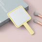 Zonyin Hot Sale Portable Square Round Makeup Mirror Small Handheld Cosmetic Hand Mirror for Girls Woman With Custom Logo