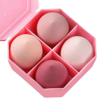 2025 Hot Private Label Sponge Wholesale Latex Free Soft Custom Logo Beauty Black Blender Makeup Sponges Egg With Package