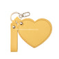 Zonyin Custom Logo Heart Shape Keychain Mirror with Pu Leather Case Portable Cute Small Compact Cosmetic Mirror for Travel