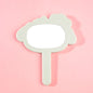 Zonyin Cute Dog-Shaped Handheld Cosmetic Mirror New Arrival Customizable Single Side Handle Hand Held Makeup Travel Mirror for
