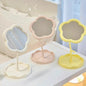 Zonyin Sunflower Shape Desktop Makeup Mirror Portable Cute Flower Table Cosmetic Mirror for Girls Room Decor Wholesale